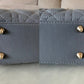 DIOR Small Lady Dior Grey Cannage Lambskin My ABCDior Bag