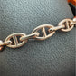 HERMES Enchaine Chaine d’ Ancre 18KT Rose Gold Bracelet PM Toggle Clasp Size ST