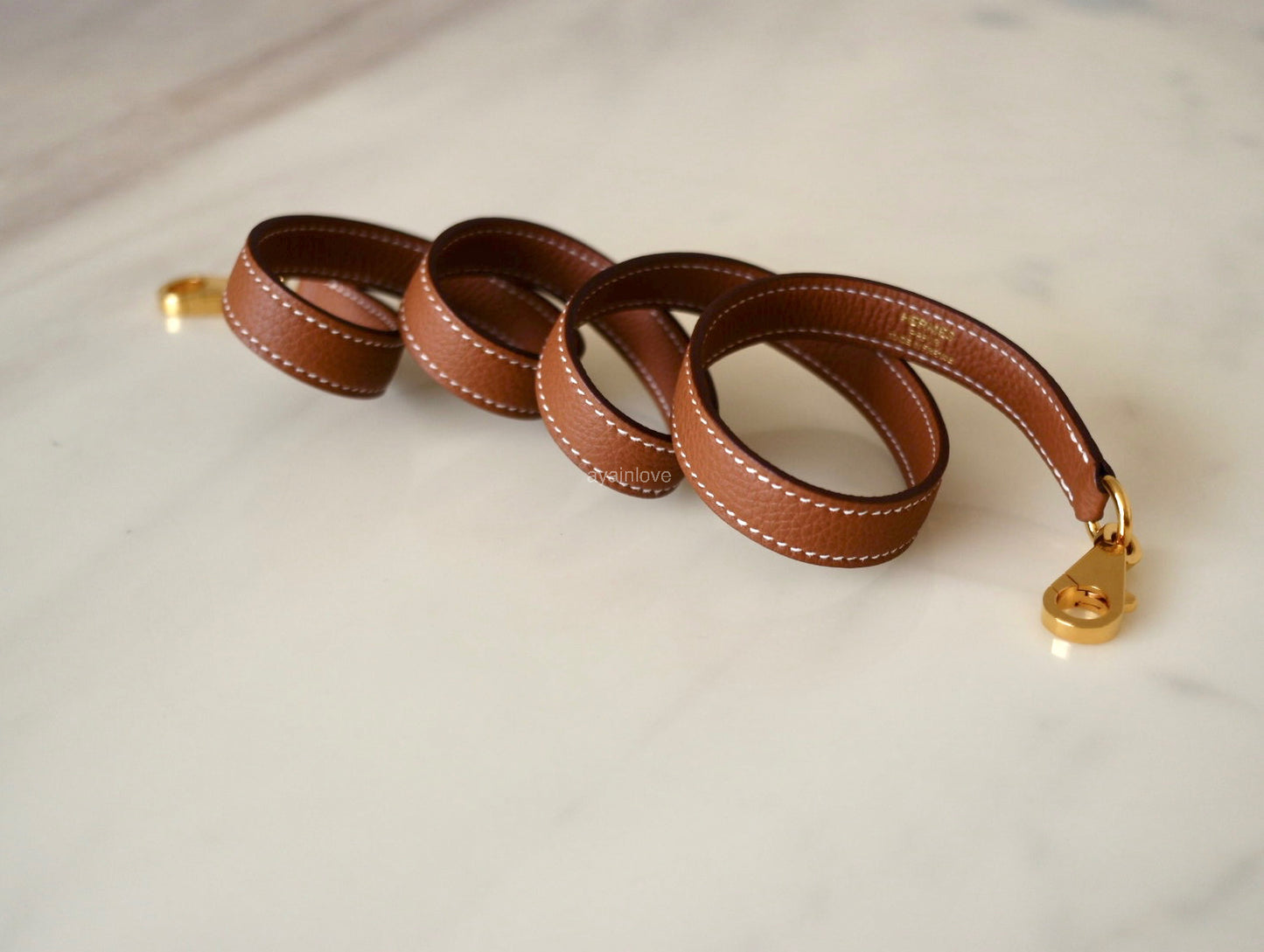 HERMES Kelly 25 Gold Togo Retourne Gold Hardware D Stamp