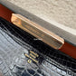 HERMES Constance Blue Marine Shiny Alligator Bicolor Verso Cuivre Long Wallet To Go Rose Gold Hardware