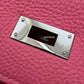 HERMES Kelly 35 Pink Rose Lipstick Togo Palladium Hardware Q Square Stamp