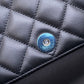 CHANEL Black Quilted Calfskin Tote Bag Classic CC Lock Silver Hardware