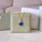 Van Cleef Arpels VCA 1 Motif Agate Magic Alhambra Long Necklace 18KT Yellow Gold