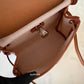 HERMES Herbag Mini Zip 20 Vache Hunter Ecru Beige/Fauve Palladium Hardware W Stamp