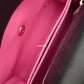 CHANEL Black Goatskin Coco Rainbow Handle Extra Mini 19cm Bag Light Gold Hardware