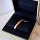 Van Cleef Arpels VCA Signature Perlee 18KT Rose Gold Bracelet Size Large