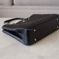 CHANEL Black Quilted Calfskin Tote Bag Classic CC Lock Silver Hardware