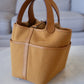 HERMES Picotin 18 Cargo Swift/Toile Canvas Sesame Palladium Hardware B Stamp