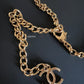 CHANEL 24S Pearl COCO No. 5 Adjustable Chain Belt Gold Hardware