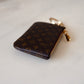 LV LOUIS VUITTON Monogram Phone-Card-Key Holder Gold Hardware