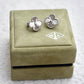 VAN CLEEF ARPELS VCA 18KT White Gold Guilloche Vintage Alhambra Earrings
