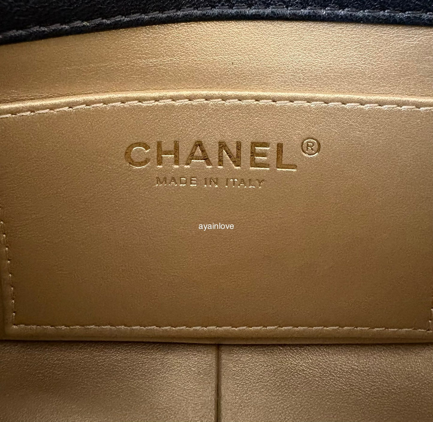 CHANEL 24S Black Lambskin Twin Pearls Quilted Mini Flap Bag Adjustable Gold Hardware
