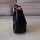 VALENTINO Vlogo Black Moon Zip Up Mini Hobo Bag Gold Hardware