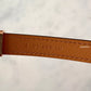 HERMES Pop H 15 Belt Gold Epsom Size 80 Rose Gold Hardware B Stamp