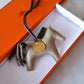 HERMES Rodeo PM Quadcolour Trench/Canopee/Curry/Etoupe Bag Charm