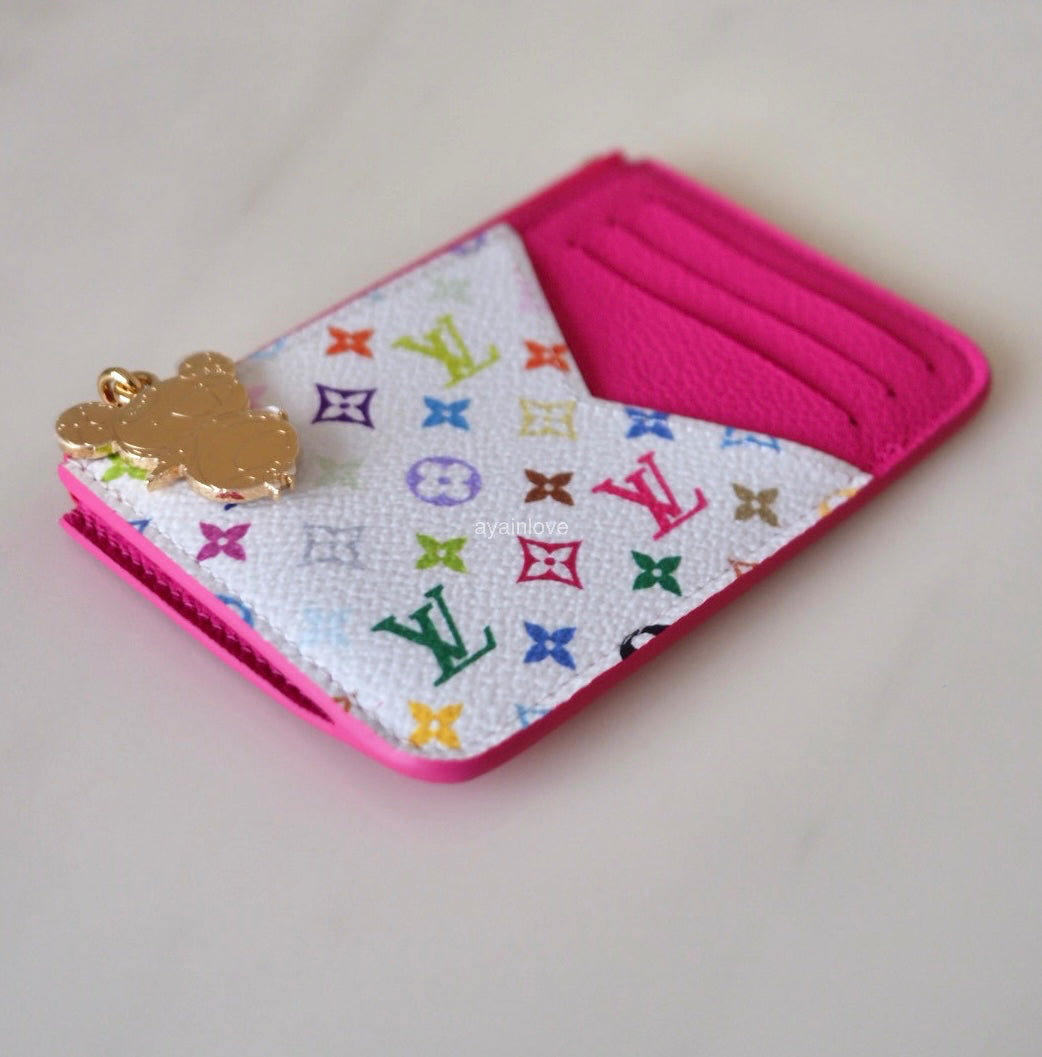 LOUIS VUITTON LV x TM Murakami Kawaii Pink Romy Cardholder