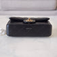 CHANEL 24K Black Lambskin Classic Rectangular Extra Mini 18cm Flap Light Gold Hardware