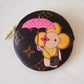 LV LOUIS VUITTON Animation Holiday 2019 Japan Limited Round Coin Purse Vivienne Gold Hardware