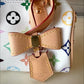LOUIS VUITTON LV x TM White Multicolour Murakami Nano Speedy Gold Hardware