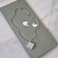 Van Cleef Arpels VCA White Mother of Pearl Magic Alhambra Pendant Necklace 18KT White Gold