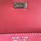 HERMES Mini Kelly 20 Pink Rose Lipstick Chèvre Mysore Palladium Hardware D Stamp