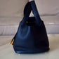 HERMES Picotin Lock 18 Caban Dark Blue Black Taurillion Clemence Gold Hardware K Stamp