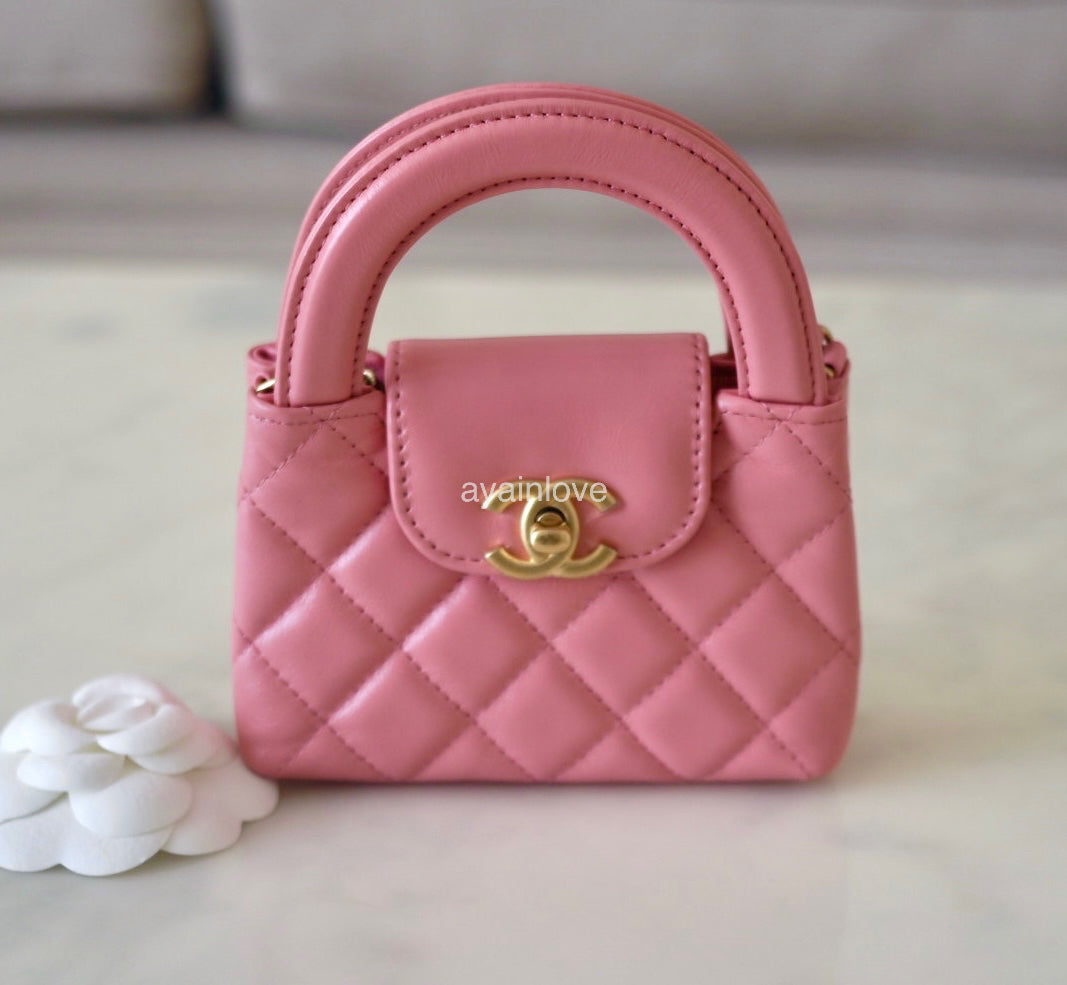 Sold at Auction: Chanel Red Top Handle Mini Kelly Bag