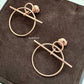 HERMES Loop Small 5 cm 18KT Rose Gold Earrings