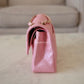 CHANEL 19S Iridescent Pink Caviar Small Classic Flap Light Gold Hardware