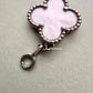 Van Cleef Arpels VCA 5 Motifs Bracelet White Mother of Pearl 18KT White Gold Vintage Alhambra