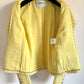 CHANEL 20P Yellow Fantasy Tweed Jacket Size 34FR
