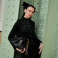 CHANEL 25 Mini Black Caviar Microchipped Bag Gold Hardware