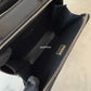 CHANEL 23S Black Lambskin Pick Me Up Quilted Vanity Case Camera Bag Gold Hardware