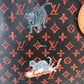 LOUIS VUITTON LV Limited Edition Grace Coddington Catogram Canvas Neverfull MM