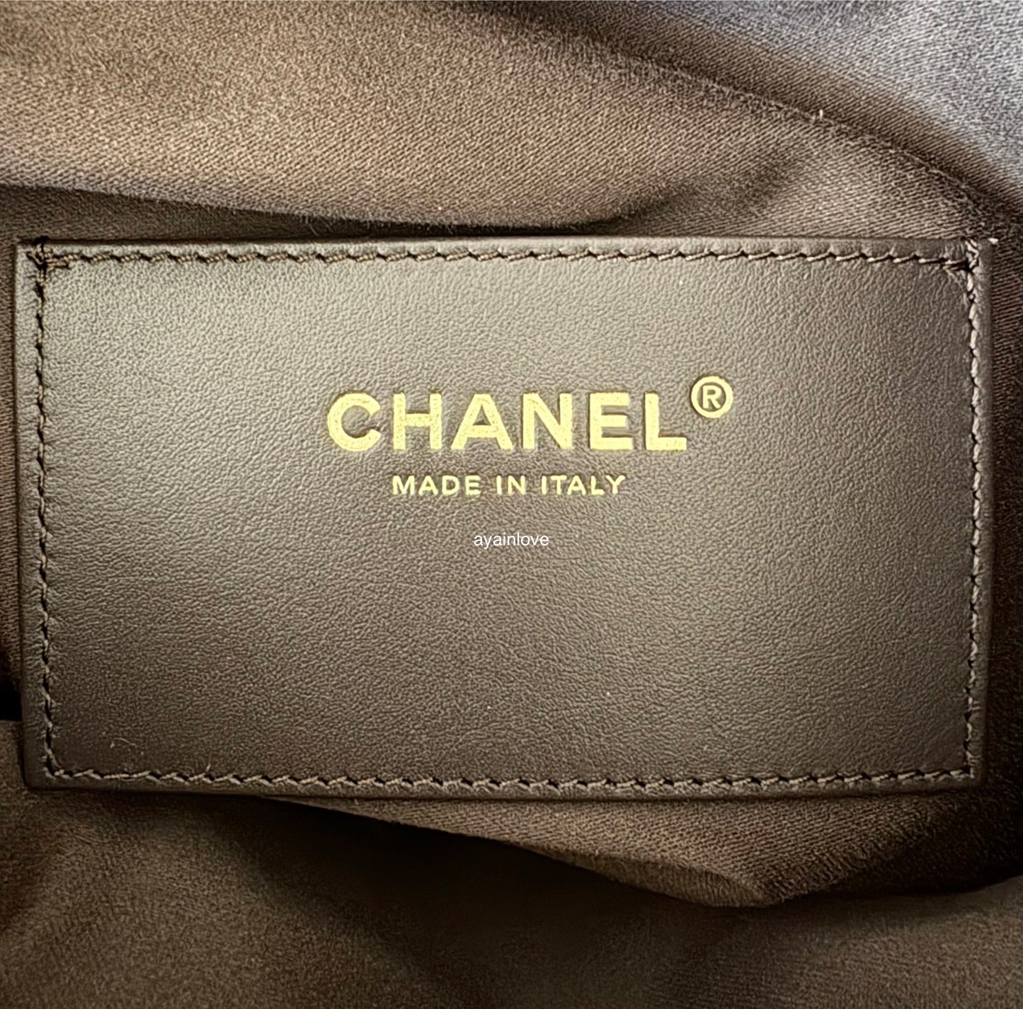 CHANEL 26C Dark Brown Suede Calfskin Medium 25 Bag Gold Hardware