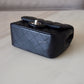 CHANEL Black Classic Quilted Square Mini Flap Bag Silver Hardware
