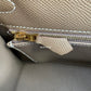 HERMES Kelly 25 Etoupe Epsom Bag Gold Hardware W Stamp