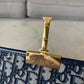 DIOR Montaigne 30 Blue Oblique Jacquard Medium Flap Bag Gold Hardware