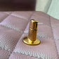 CHANEL 21K Iridescent Pink Caviar My Perfect Square Mini Flap Bag Gold Hardware