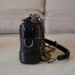 CHANEL Black Calf Skin Small Gabby Gabrielle Bag Mixed Hardware