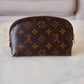 LV LOUIS VUITTON Limited Edition Pink V Voyage Grenade Monogram Cosmetic Pouch