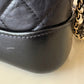 CHANEL Black Calf Skin Small Gabby Gabrielle Bag Mixed Hardware
