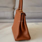 HERMES Kelly 25 Gold Togo Retourne Gold Hardware D Stamp