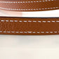 HERMES Gamma Belt Reversible Black/Gold Swift/Epsom Size 70 Rose Gold Hardware W Stamp
