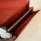 HERMES Constance Blue Marine Shiny Alligator Bicolor Verso Cuivre Long Wallet To Go Rose Gold Hardware