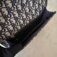 DIOR Montaigne 30 Blue Oblique Jacquard Medium Flap Bag Gold Hardware