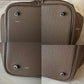 HERMES Picotin Lock 22 Etoupe Taurillion Clemence Palladium Hardware D Stamp