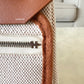 HERMES Herbag Mini Zip 20 Vache Hunter Ecru Beige/Fauve Palladium Hardware W Stamp