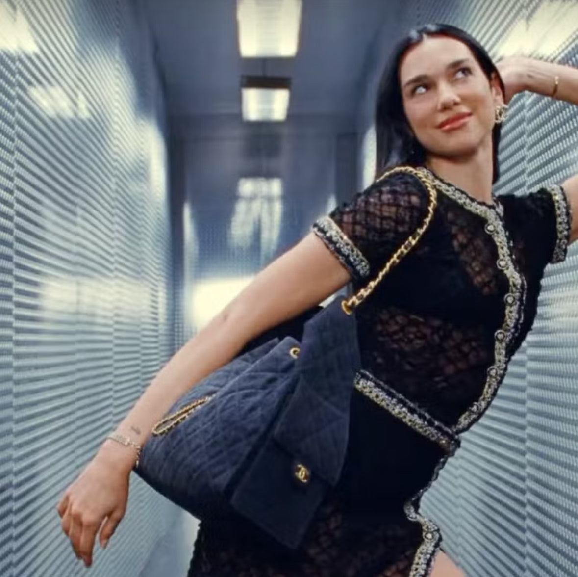 CHANEL 26C Dark Brown Suede Calfskin Medium 25 Bag Gold Hardware