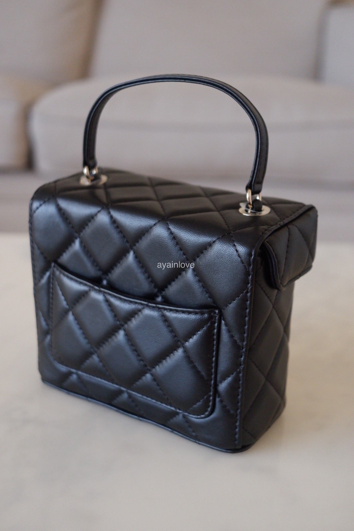 chanel vanity case bag mini leather